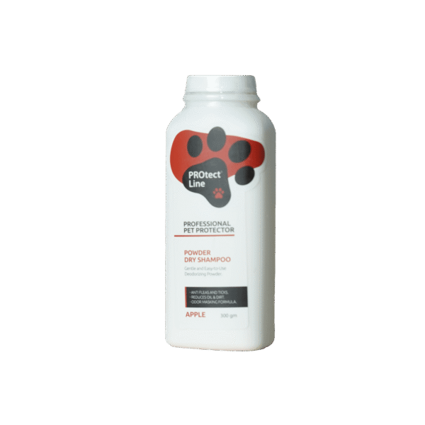 Protect line  Dry shampoo Anti-fleas-Ticks (Apple Scent)