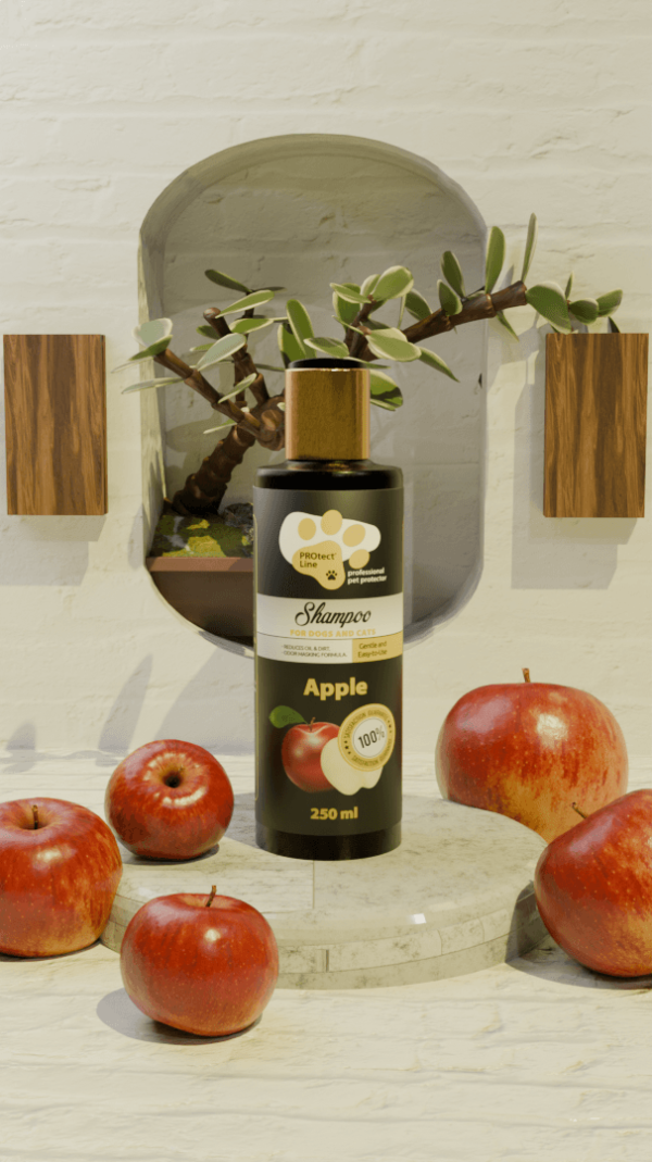 Protect line shampoo Anti fleas-Ticks (Apple scent)
