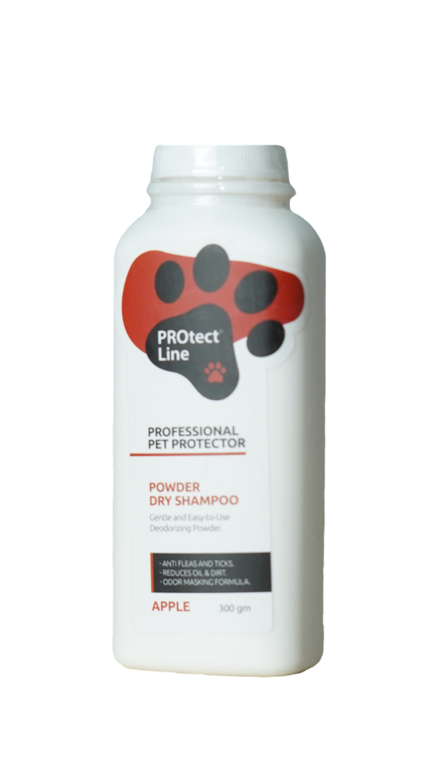 Untitled design (11) Protect line Dry shampoo Anti-fleas-Ticks (Apple Scent) - الصورة 1