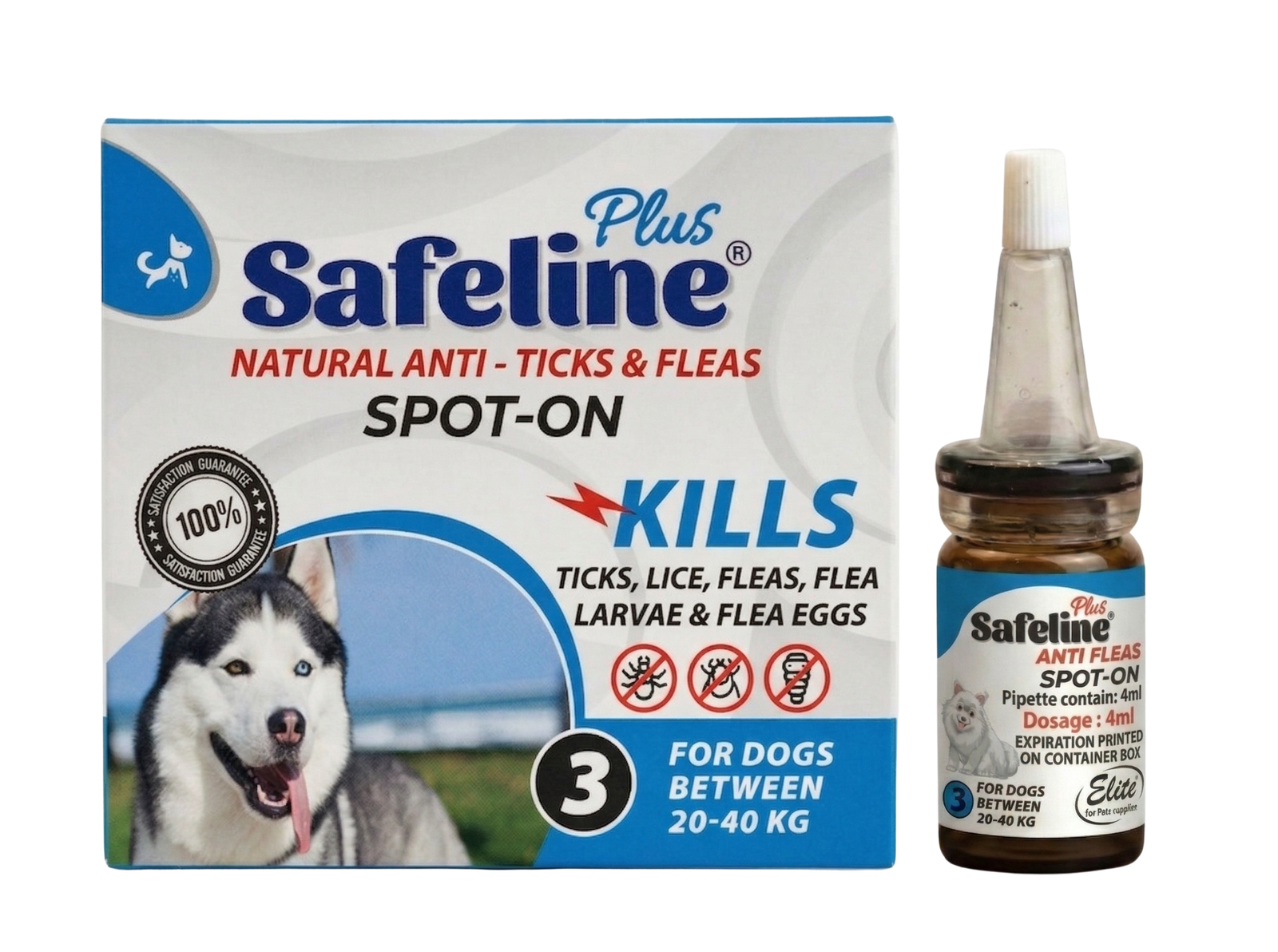 Untitled design (20) Safe Line Spot-On for Dogs (20-40 kg) - الصورة 1