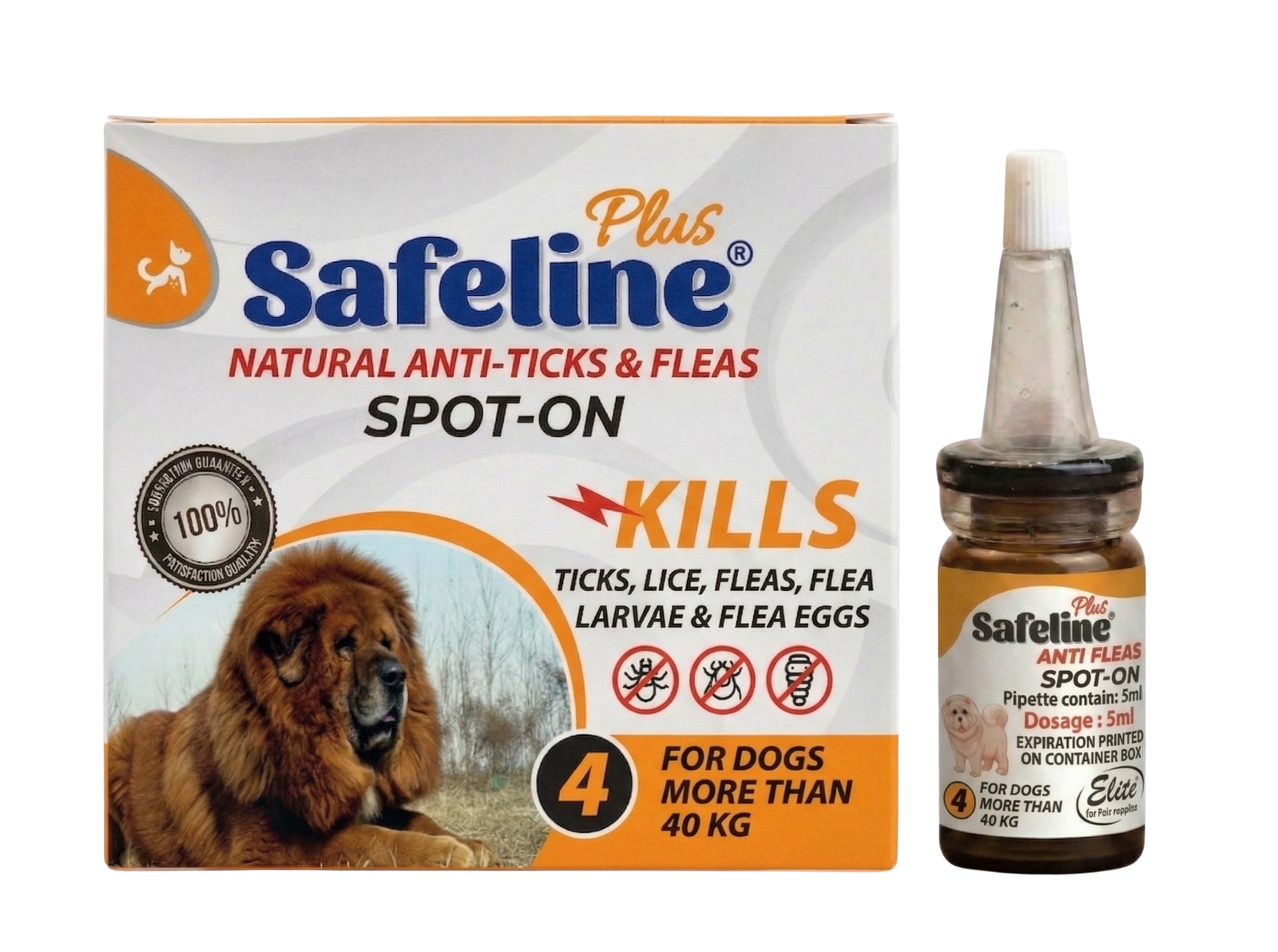Untitled design (22) Safe Line Spot-On for dogs (+40 kg) - الصورة 1