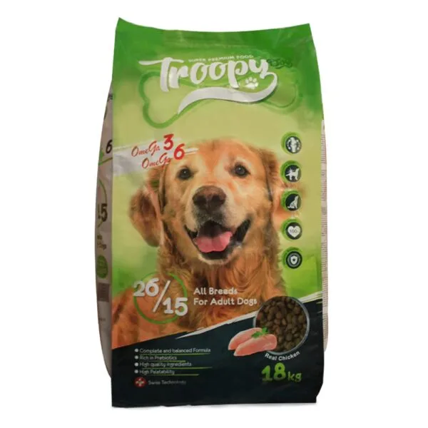 Troopy Dry Food For Adult Dogs – All Breeds 18Kg