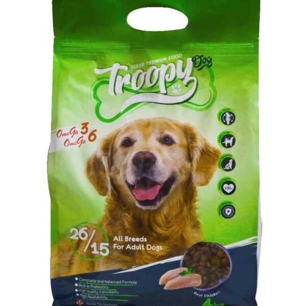 Troopy Dry Food For Adult Dogs – All Breeds 4Kg