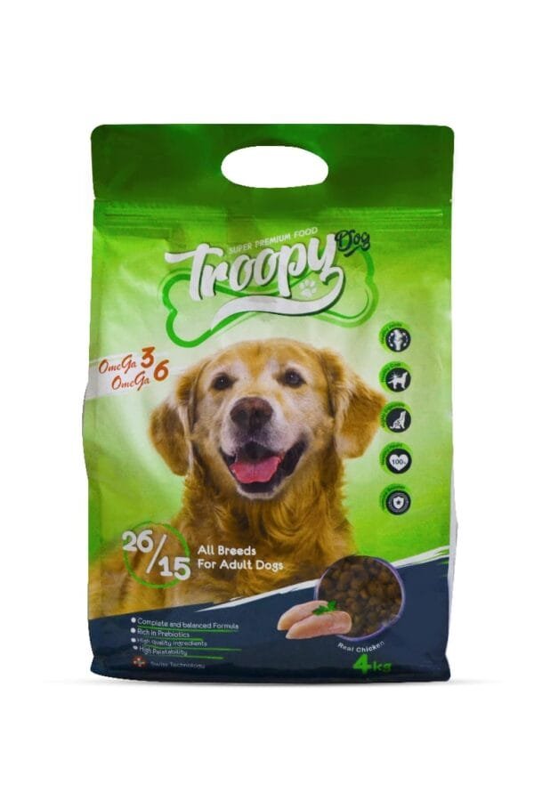 Troopy Dry Food For Adult Dogs – All Breeds 4Kg