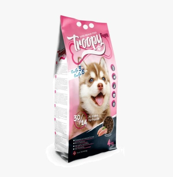 Troopy Dry Food For Puppies – All Breeds 4Kg