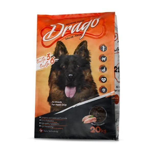 Drago Dry Food For Adult Dogs – All Breeds 20 Kg