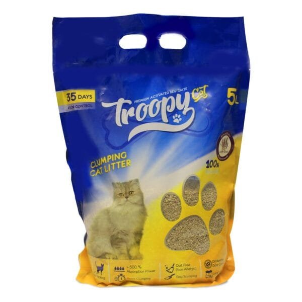 Troopy Clumping Cat Litter 5L