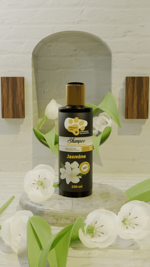Protect line shampoo Anti fleas-Ticks (Jasmine scent)