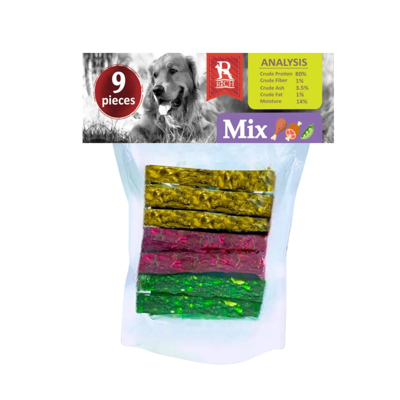 ⁦Rich MIX Munchies - 9 Sticks⁩ - الصورة ⁦1⁩