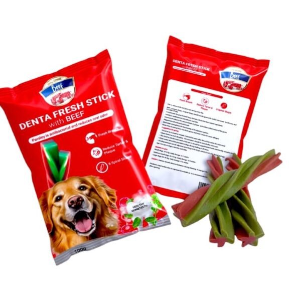 Denta Fresh Sticks with BEEF - 4 Sticks