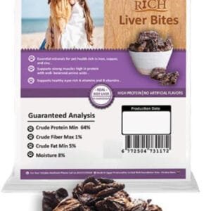 Rich Dog Liver Bites 105gm