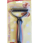 Dual-Sided Pet Dematting & Deshedding Tool