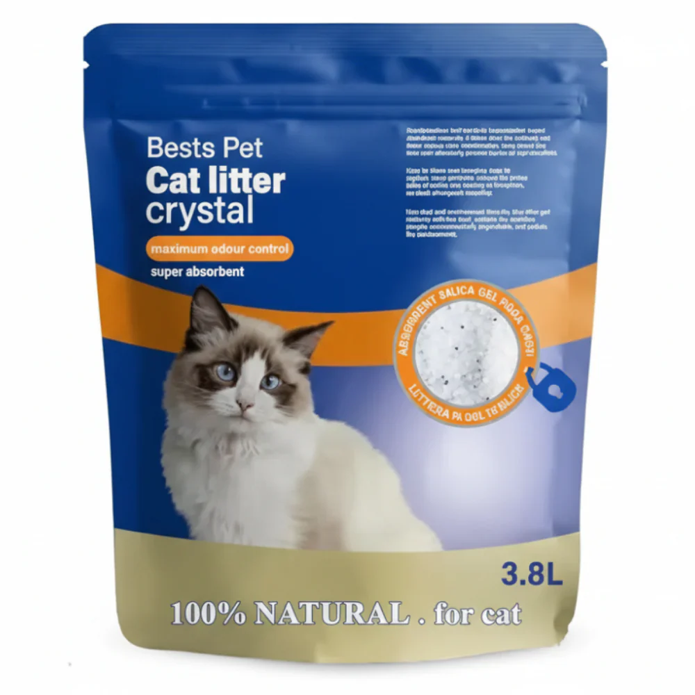 1_1775486043 bestspet Crystal Cat Litter - 3.8L - الصورة 1