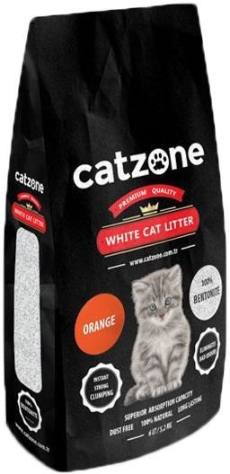 2481569971634 CatZone Cat Litter Orange Scent 10 kg - الصورة 1