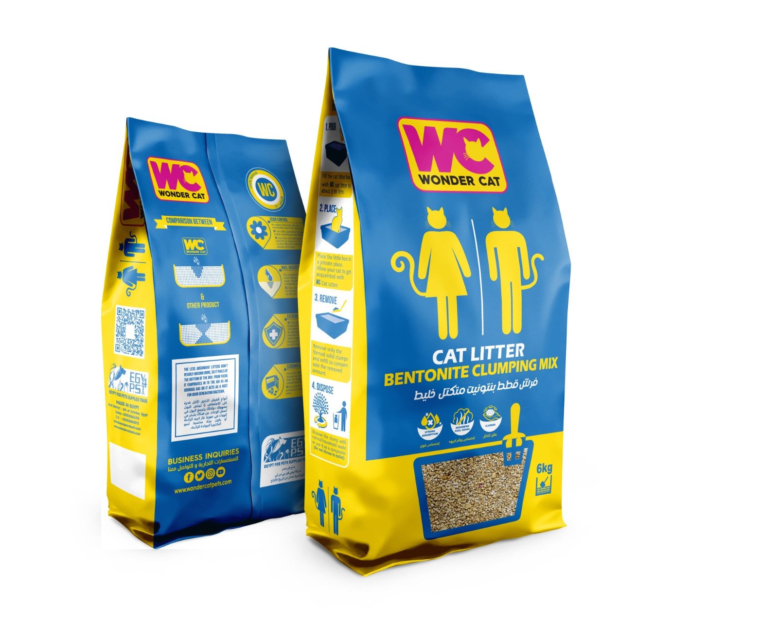 25121689421517 Wonder Cat Clumping Cat Litter 6Kg - الصورة 1