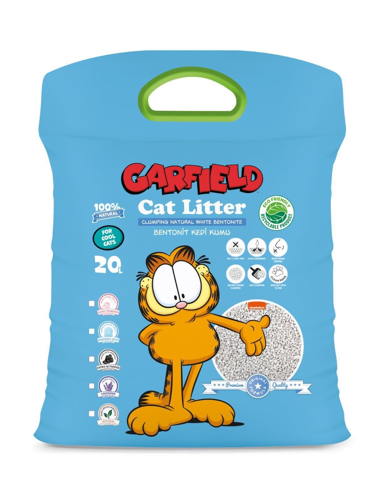 38791717965207 Garfield Clumping Cat Litter - Marseille Soap 20L - الصورة 1