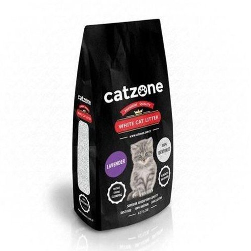 61281568205878 CatZone Cat Litter Lavender Scent 10 kg - الصورة 1