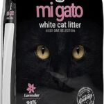 Migato Cat Litter - White Cat Litter - Multiple Scents - 10 L (Lavender)
