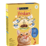 Friskies Adult Cat dry food with Salmon and Vegetables 300 gm