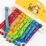Rainbow Paw Adjustable Pet Collars