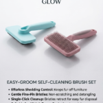 PurrfectGlow Self-Cleaning Pet Brush